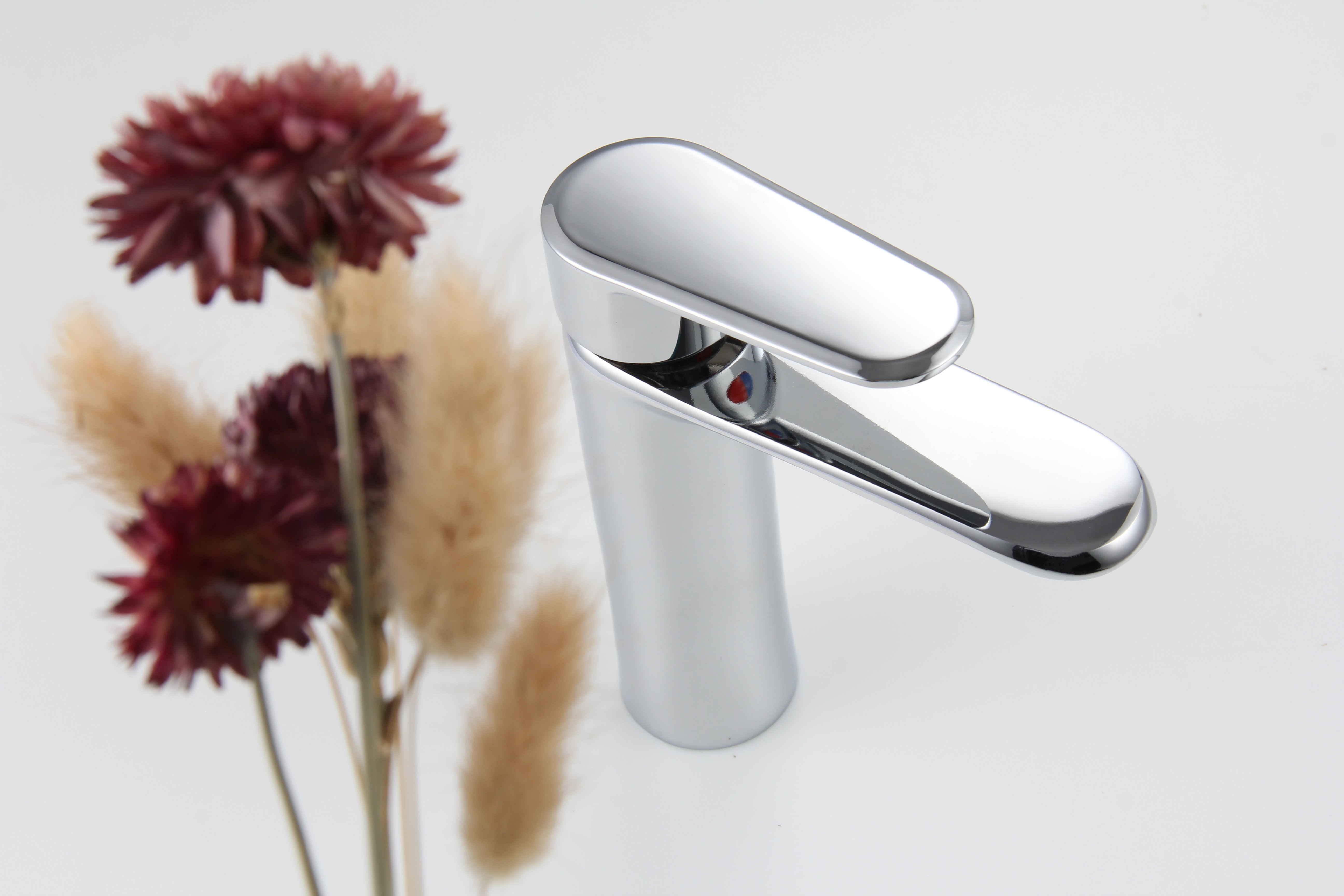 flower zinc material mixer bathroom