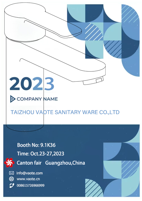 Vaote sanitary ware Canton Fair information poster