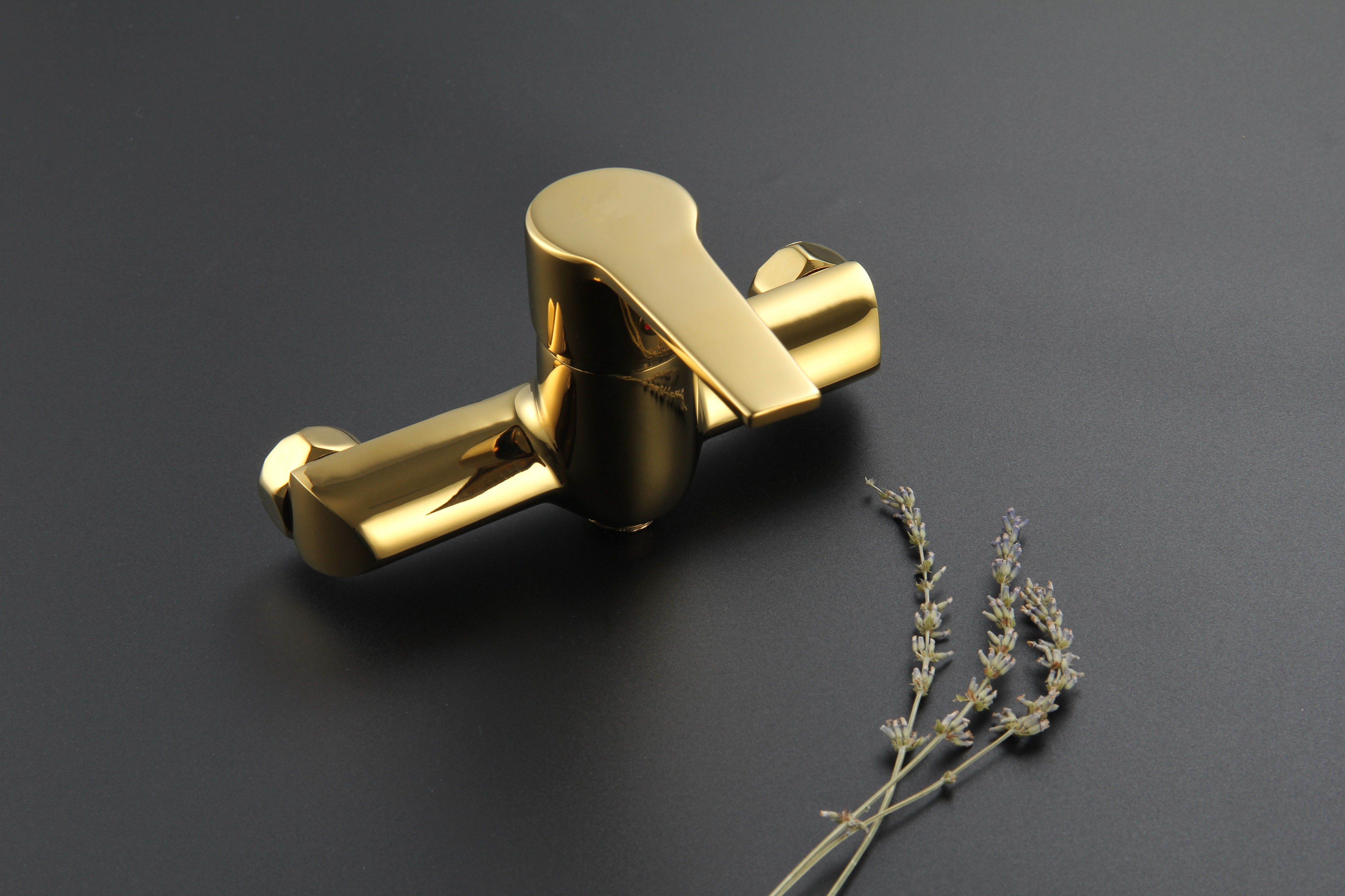 golden shower faucet launched by VAOTE shower taps