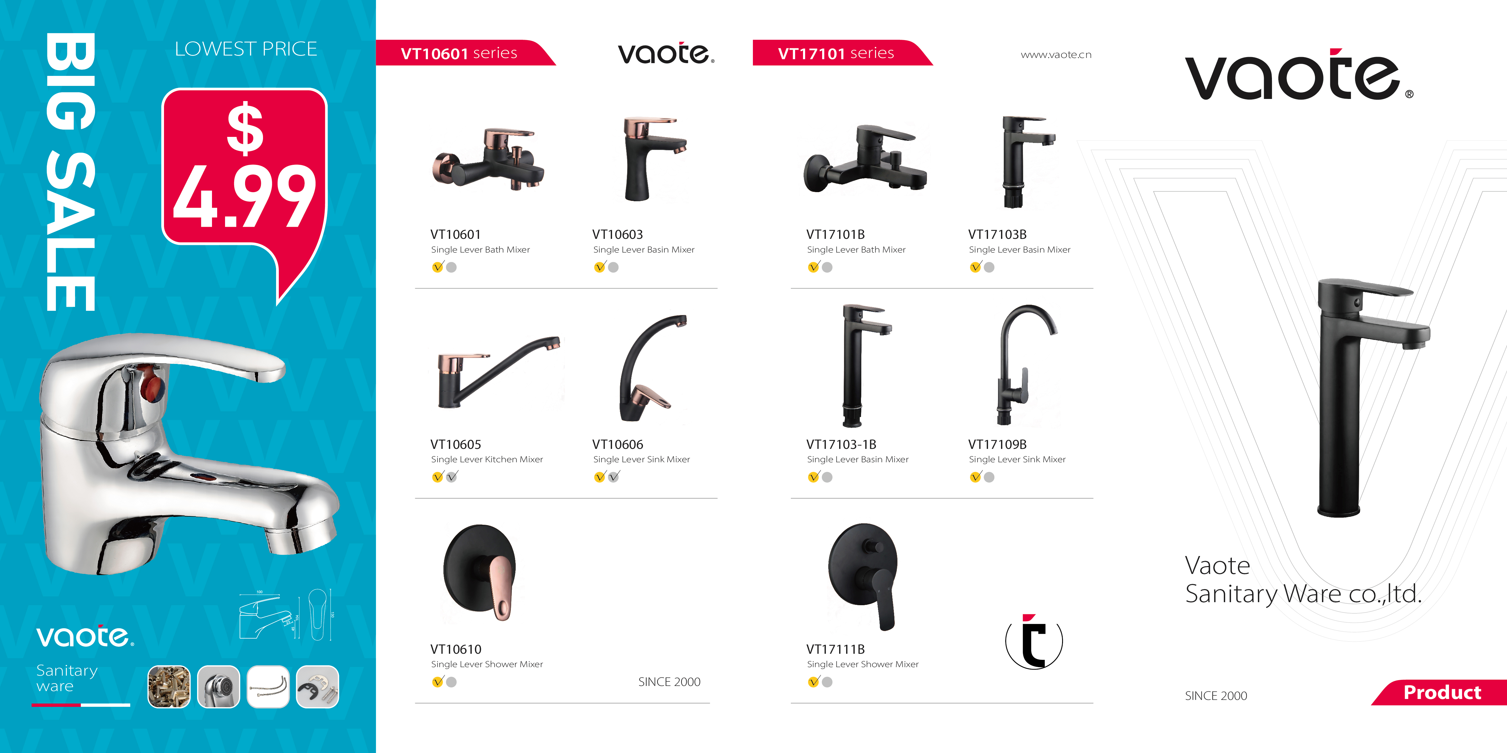Canton Fair sanitary ware Vaote faucet