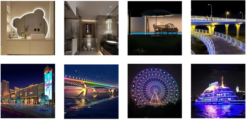 application of waterproof led strip