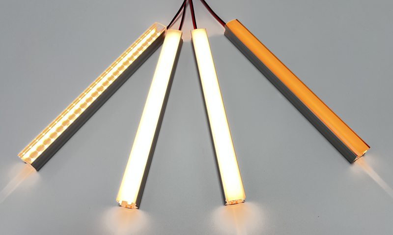 Efecto de luz con diferentes tipos de difusor