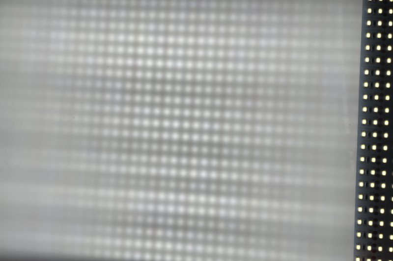 Cover LED source with PMMA board