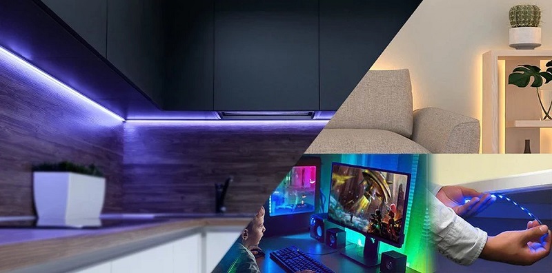 customized led strip light application