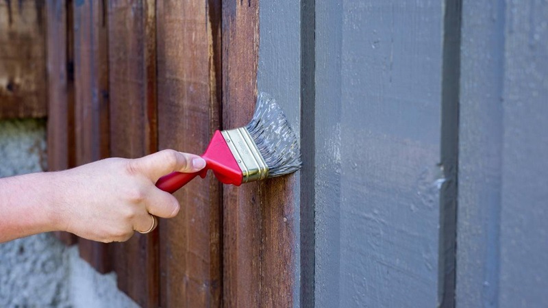 Painted wood