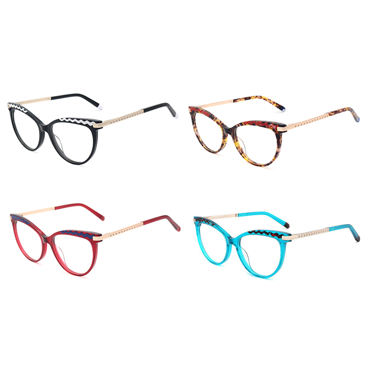 cat eye glasses colorful acetate optical for women