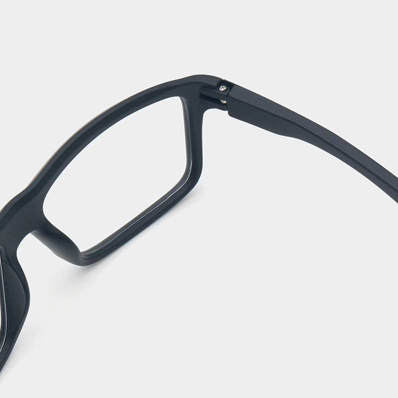 Spring hinge detail on Fendrix Glasses