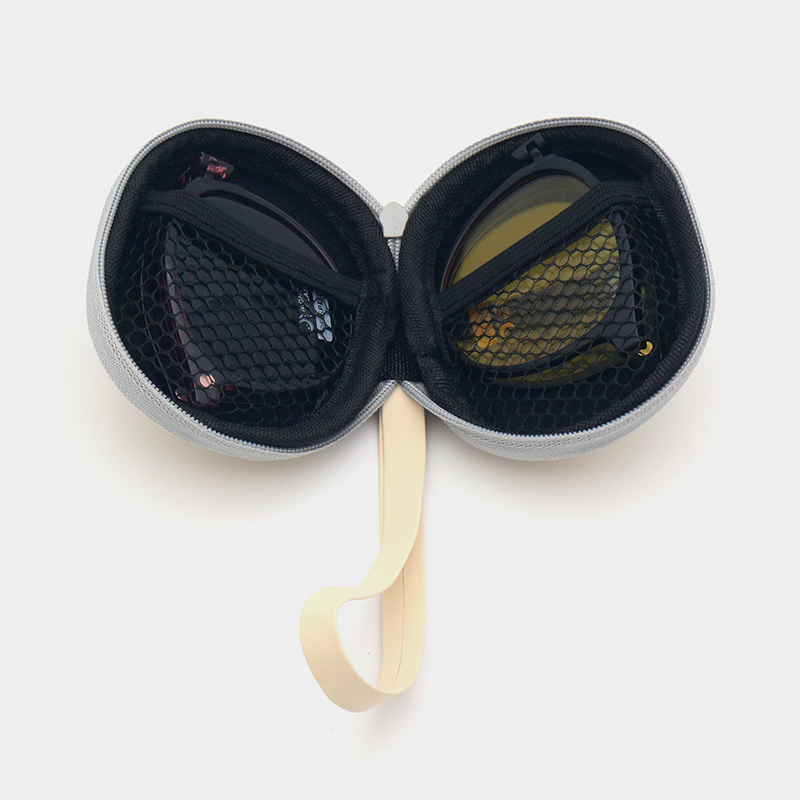 Foldable Ultem clip on glasses compact travel design