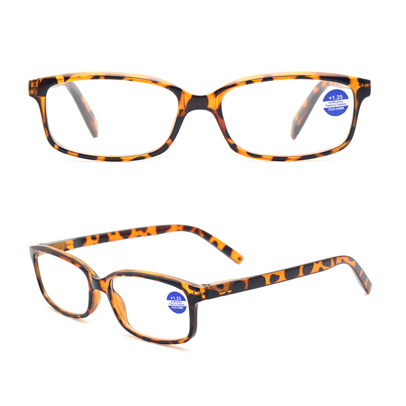 square reading glasses anti blue light