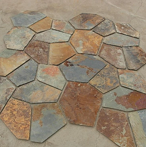 irregular paving slabs