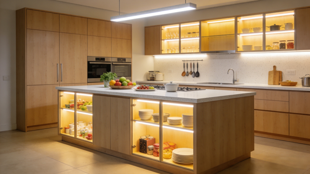 led strip lights kitchen