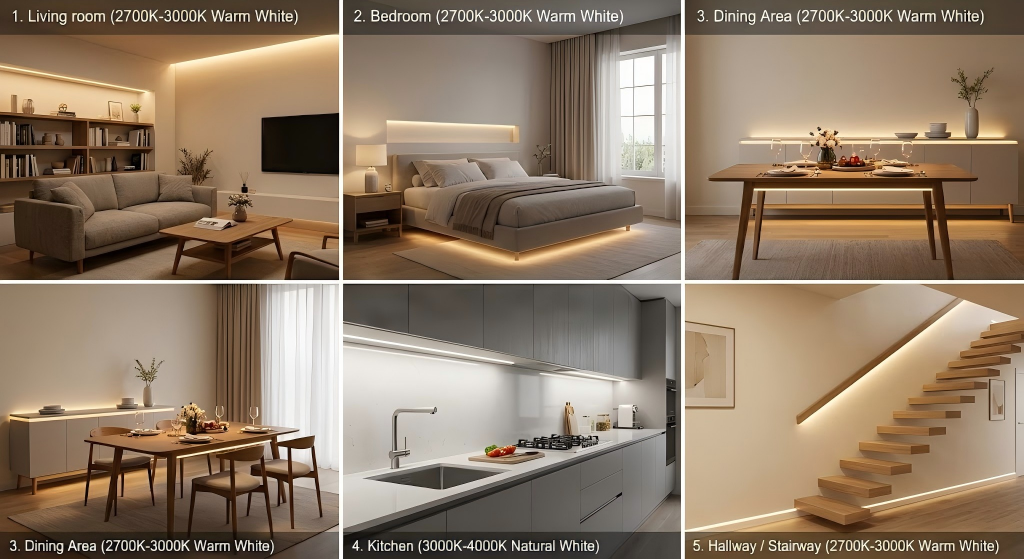 led strip light residential lighting