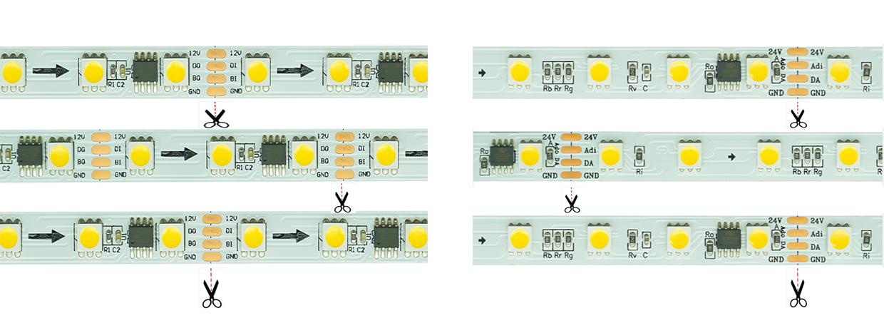 24V Cut LED Strips