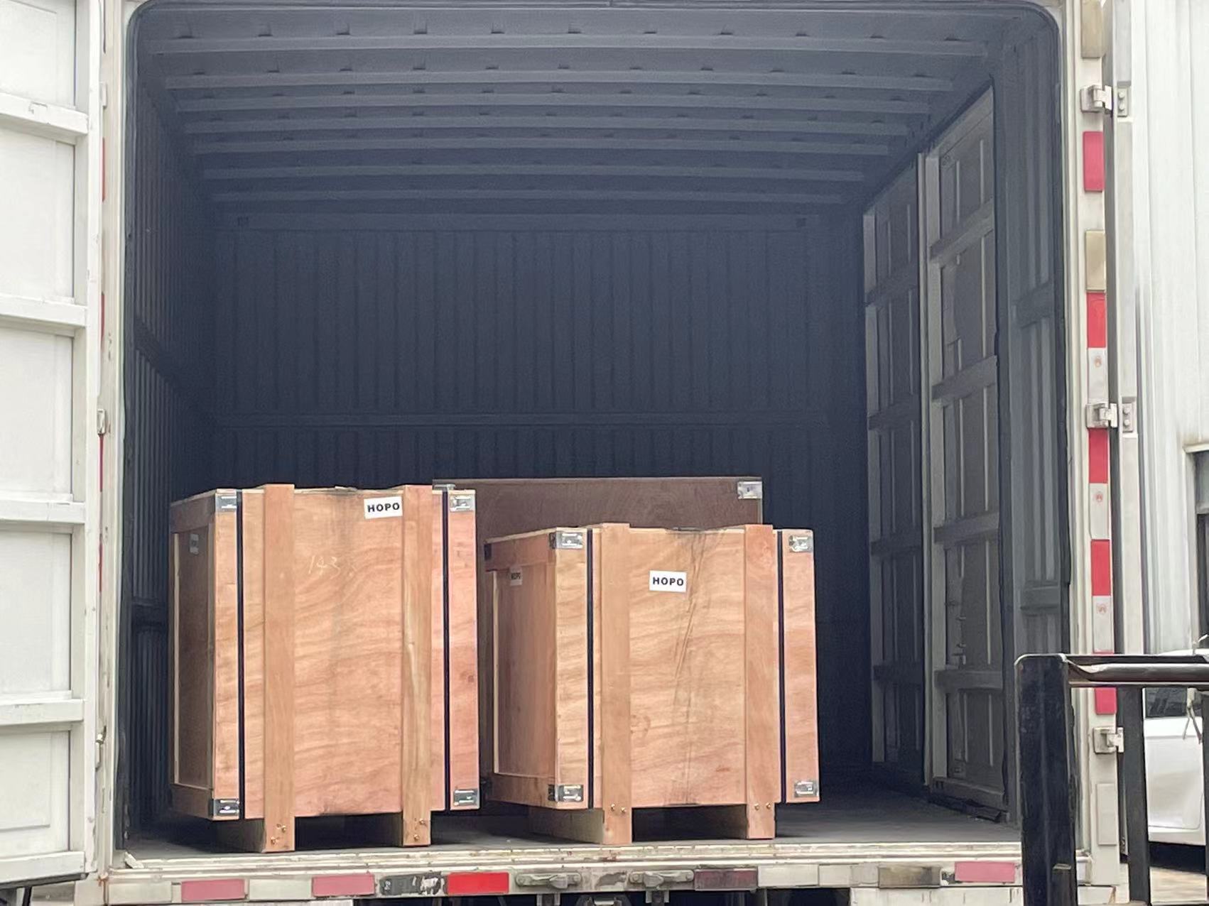 Packing mould to ship