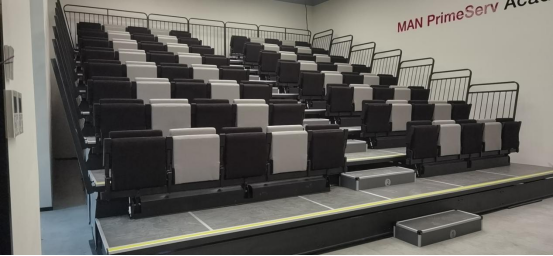 telescopic seating