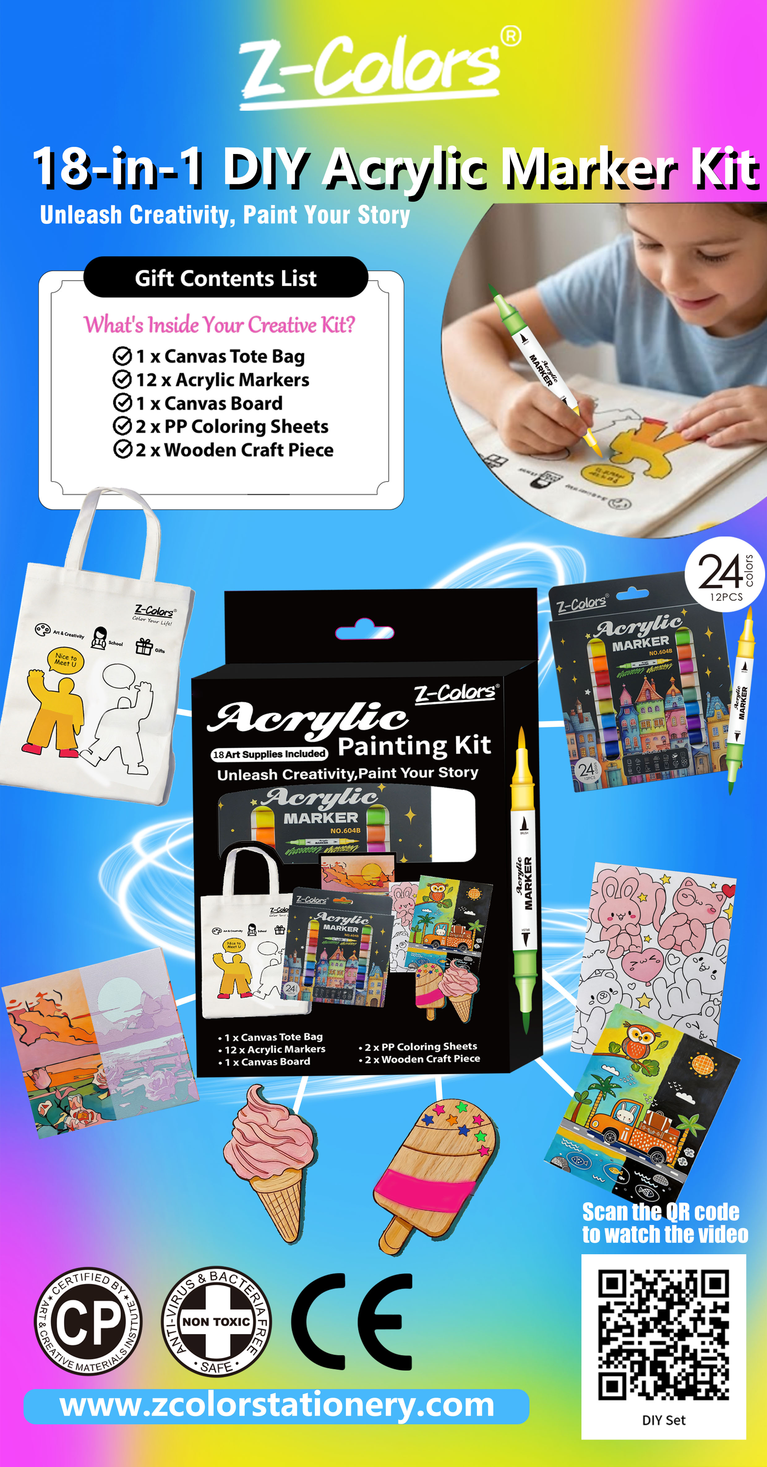 DIY Acrylic Marker Kit