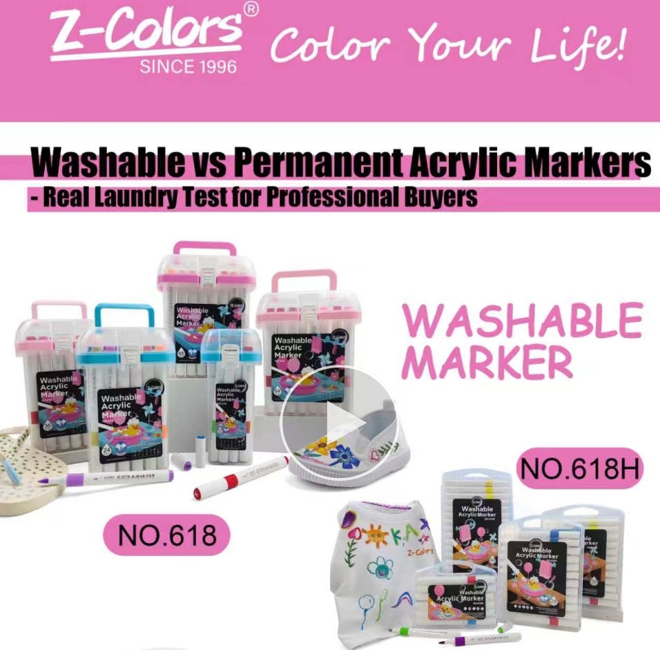 Washable Acrylic Markers