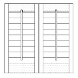 Plantation shutters