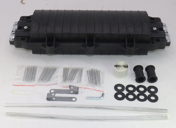 horizontal fiber optic splice closure