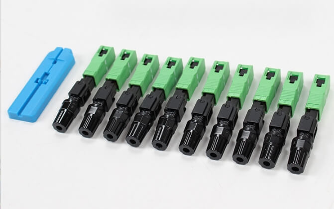 fast connect fiber connectors