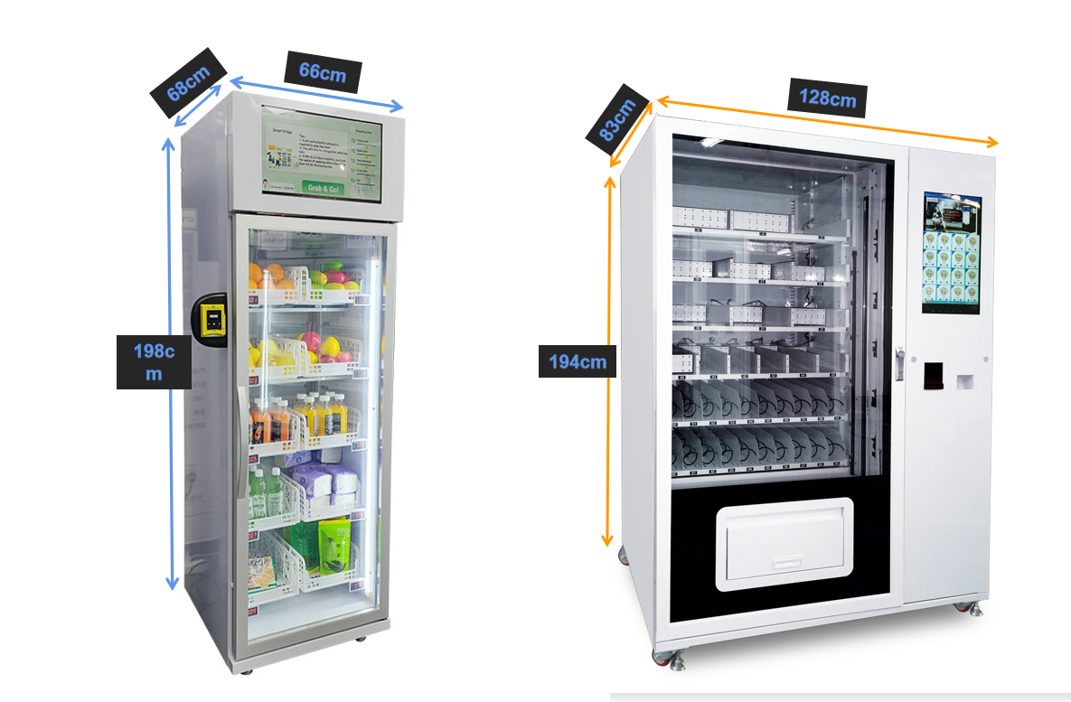 Micron smart fridge vending machine