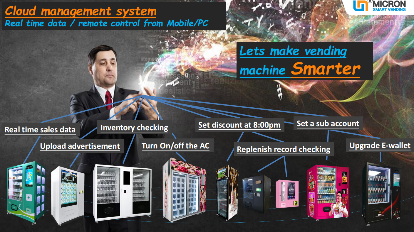 Micron smart vending machine