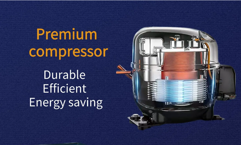 We use quality compressor in the vending machine