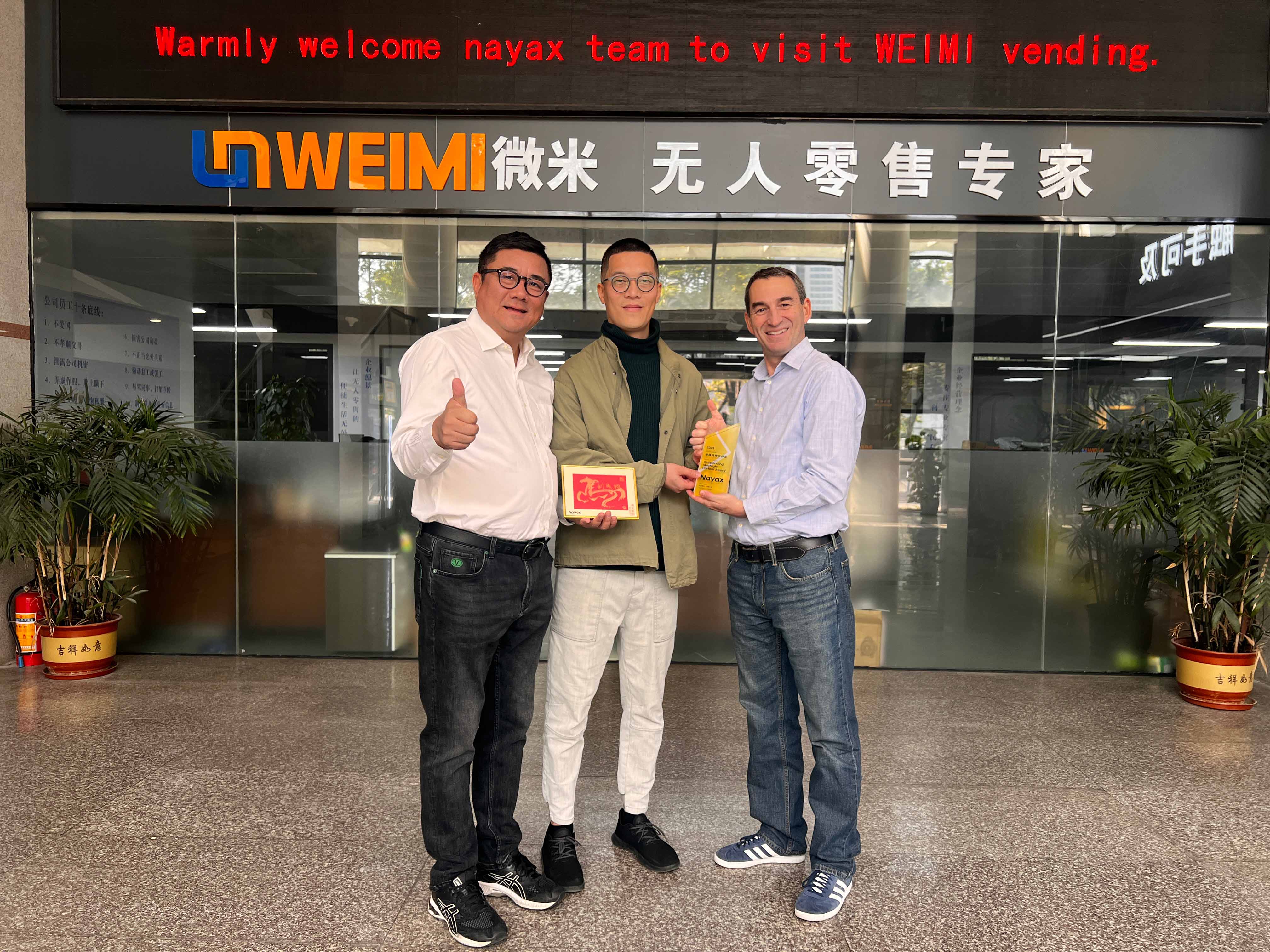 Nayax visited Micron smart vending