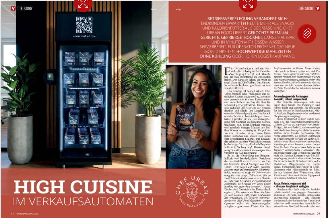 Our weight sensing smart fridge is on Germany's magazine.