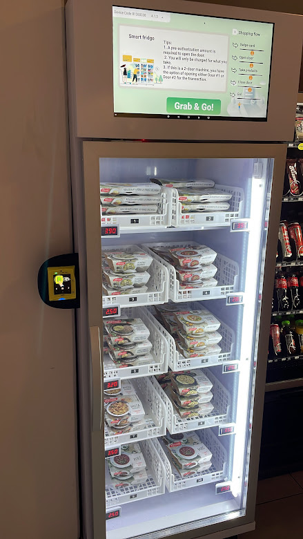 Micron pre made meal vending machine in USA office vending solution