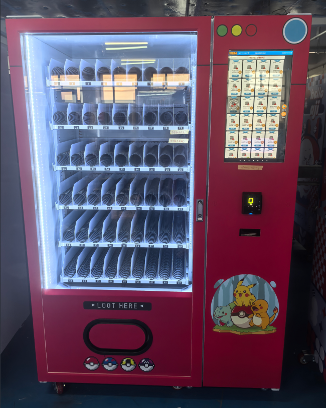 pokemon vending machine customer case