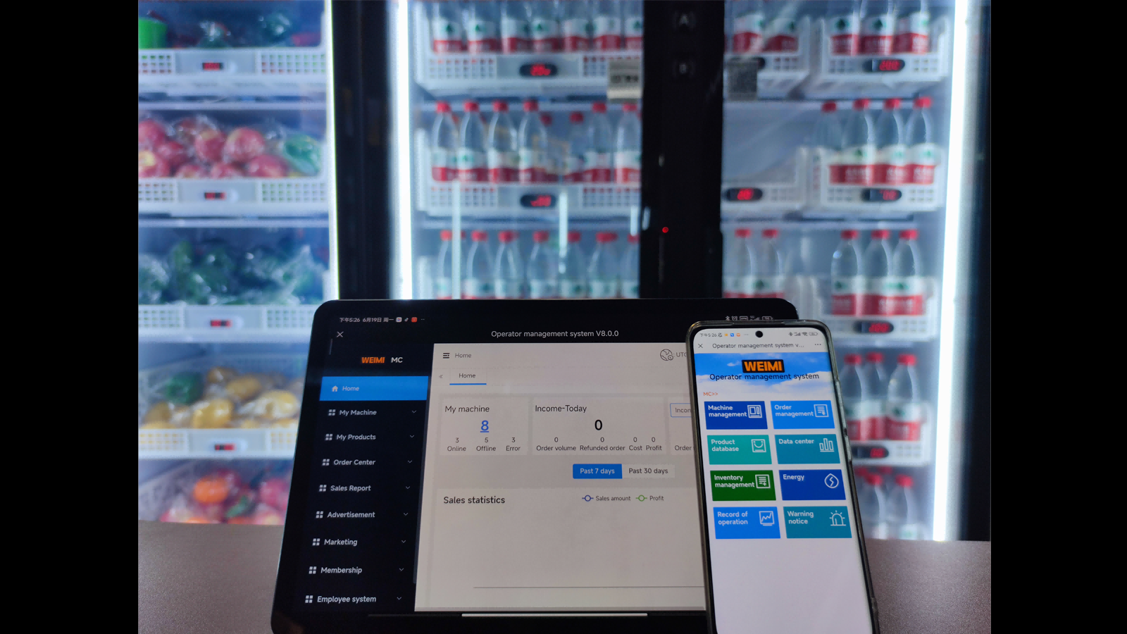 Micron flower vending machine with smart vending system simplifies operations and enhances efficiency for operators