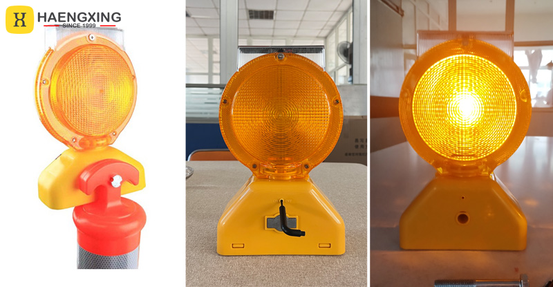 LED Flashing Solar Barricade Light Hengxing Traffic