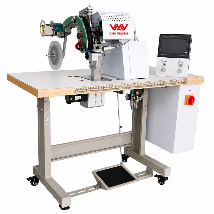 V-720A tape attaching machine for seamless underwear and knitwear production