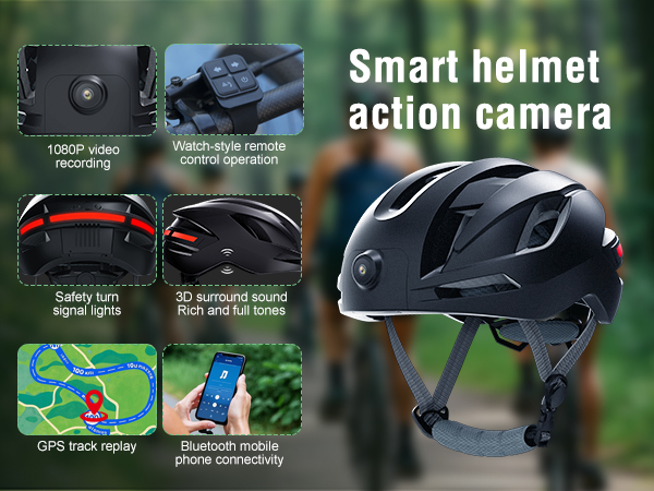 WiFi Bluetooth Helmet Action Camera