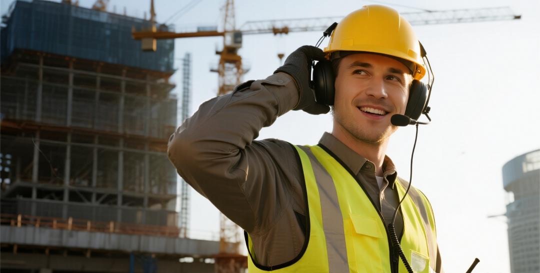 industrial noise-canceling headset