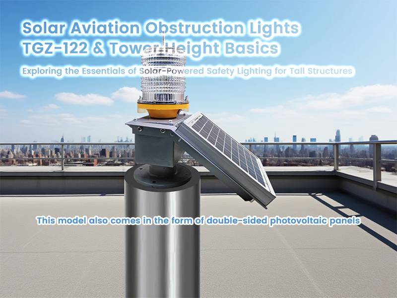 Exploring the Essentials of Solar-Powered Safety Lighting for Tall Structures-Solar Aviation Obstruction Lights TGZ-122 and Tower Height Basics
