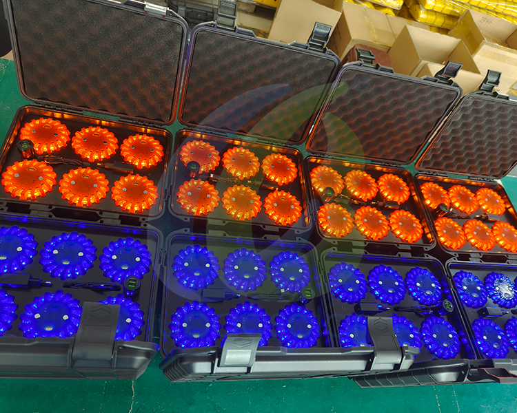 6-Pack LED Road Flares with Briefcase: Lubao's LB-182 LED Flare Leads the Way