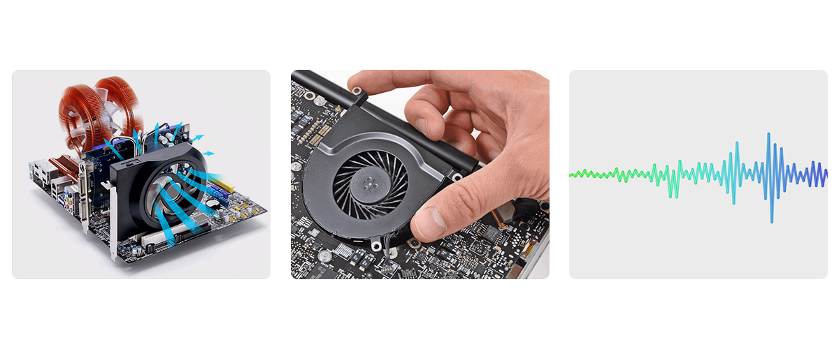 DC fan How to deal with the noise of the cooling fan