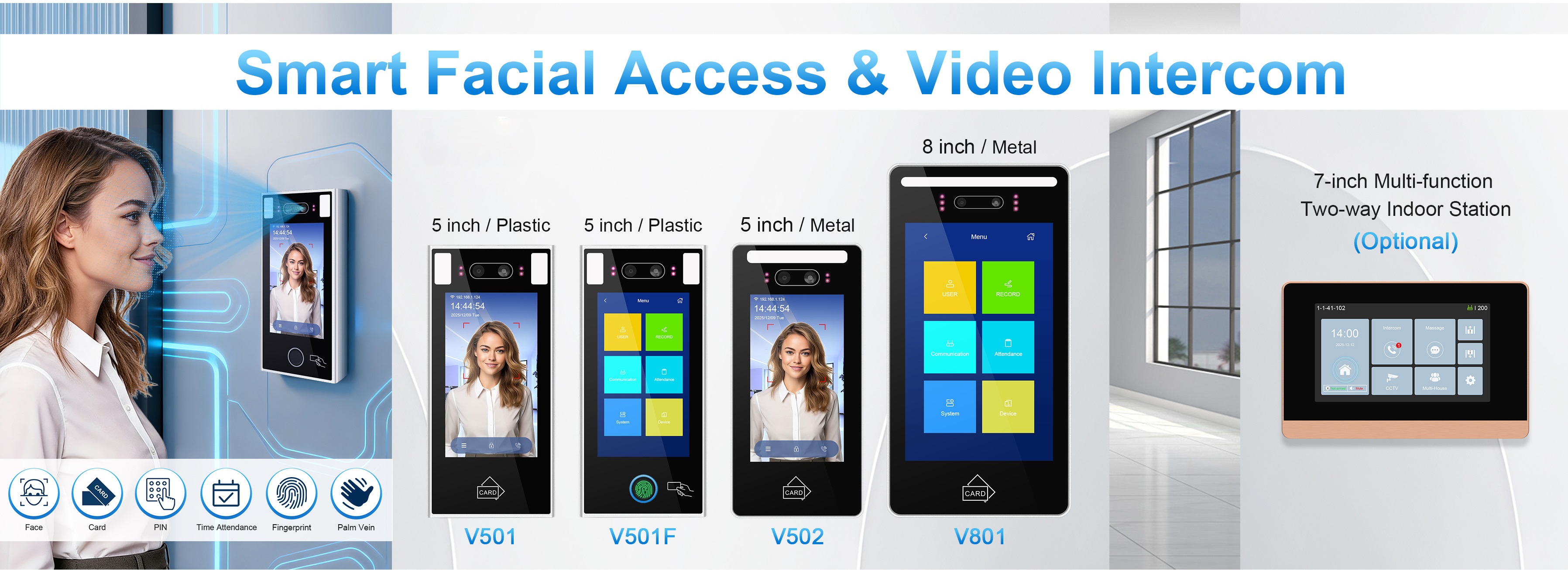 Smart Facial Access & Video Intercom