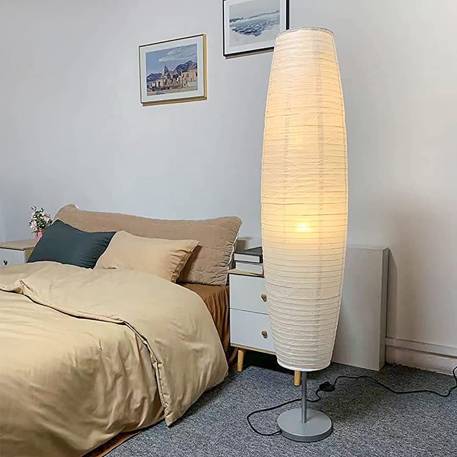 floor paper lantern, floor standing light, paper floor light