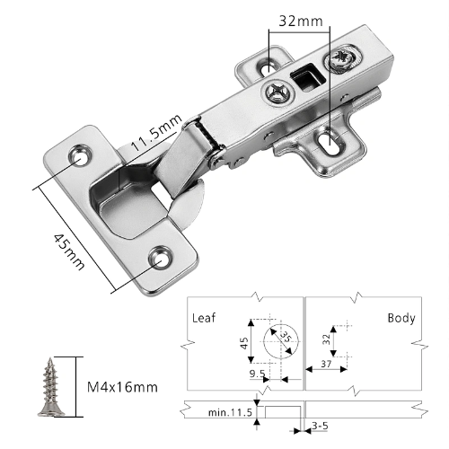 soft close clip on cabinet hinges