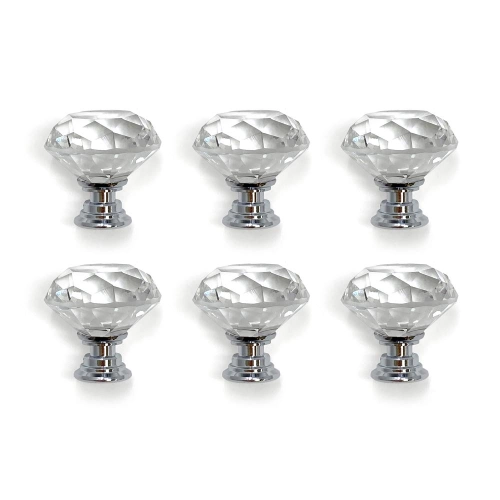 crystal glass knobs