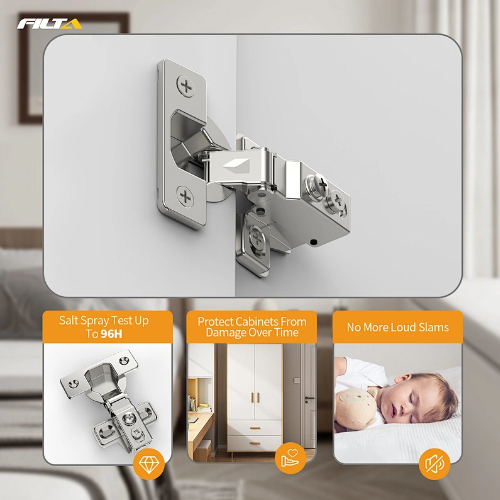 FILTA American Short Arm Fixed Soft Close Hinge