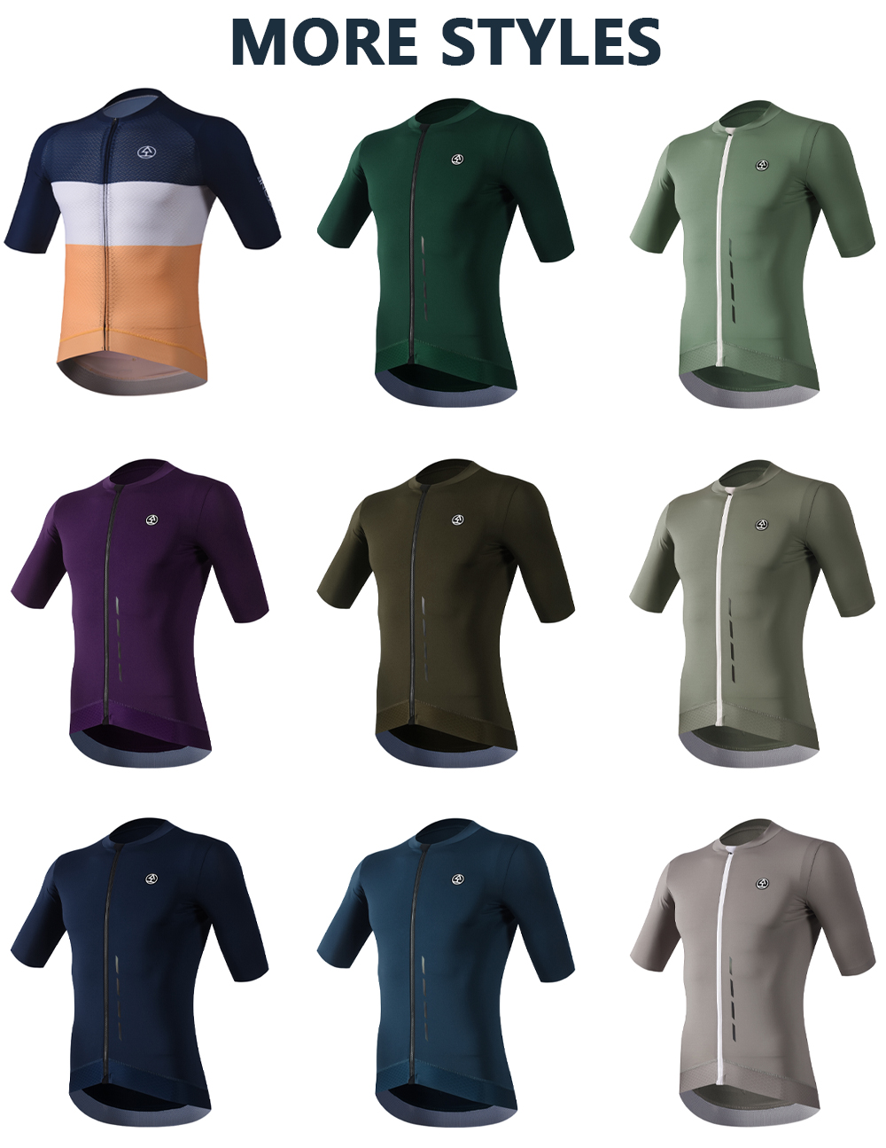 various cycling jersey