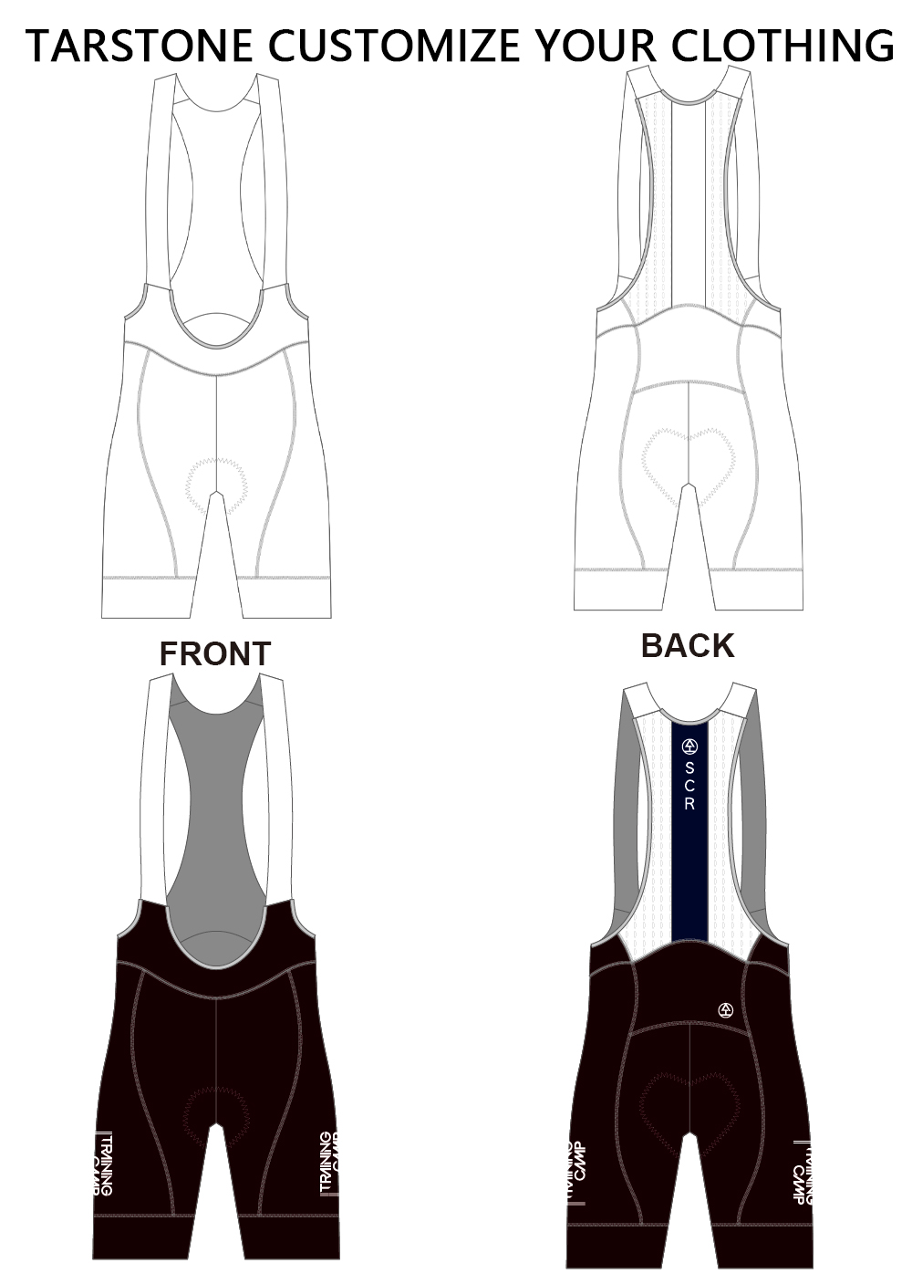 pro team cycling bib shorts