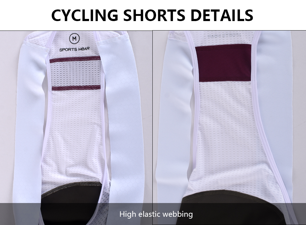men cycling paddes riding bib tights