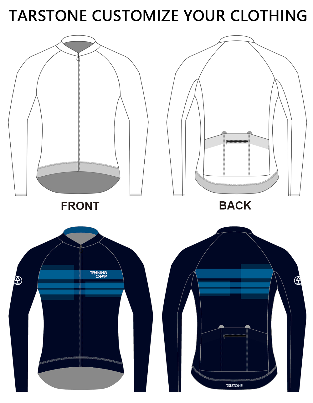 spring and autumn long sleeved cycling clothes