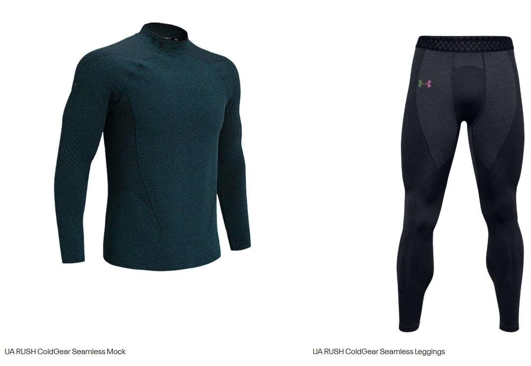 UA RUSH ColdGear Seamless Leggings