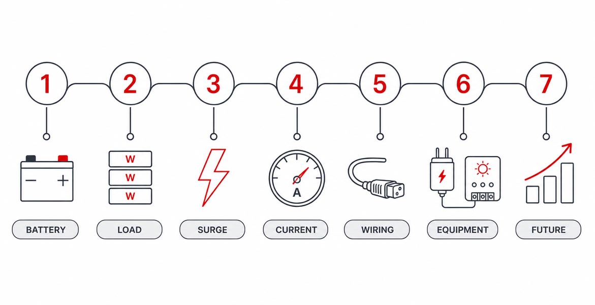 Seven steps to choose the DC input voltage
